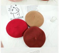 Plain Wool Beret