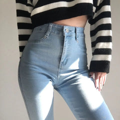 High-Waist Skinny Jeans