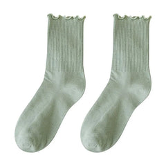Set of 5: Lettuce Edge Socks