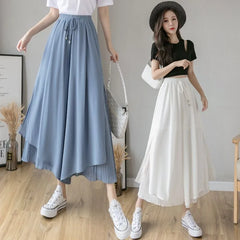 Cropped Wide-Leg Pants