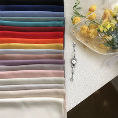 Plain Silk Scarf