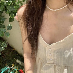Half Button Camisole Top