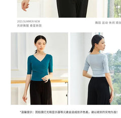 V-Neck Dance Top (Various Designs)