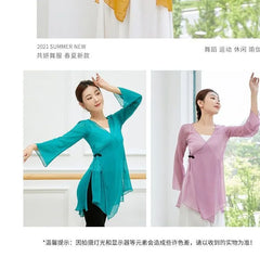 Long-Sleeve Dance Top