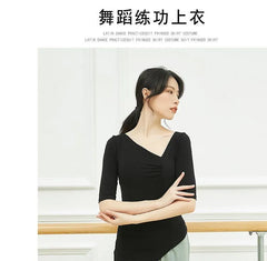 Elbow-Sleeve Dance Top (Various Designs)