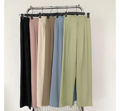 High Waist Wide Leg Dress Pants