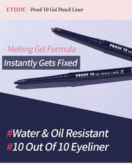 Proof 10 Gel Pencil Liner - 6 Colors