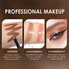 Shimmer Cream Eyeshadow Pencil - 12 Colors
