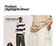 Unisex Outdoor Tie-Hem Wide-Leg Cargo Pants