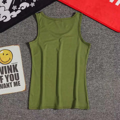 Scoop Neck Plain Tank Top