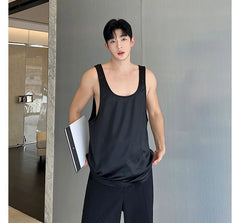 Scoop Neck Plain Tank Top