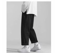 Mid Rise Plain Wide Leg Pants (Various Designs)