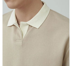 Contrast-Trim Short-Sleeve Polo Shirt