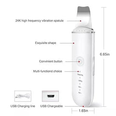 USB Rechargeable Face Spatula Blackhead Remover