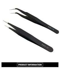 Stainless Steel False Eyelashes Tweezers (Various Designs)
