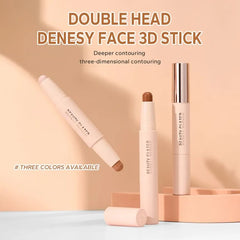 Highlighter & Contour Double-Headed Stick - 3 Shades