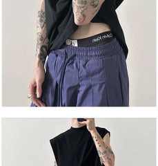Mock Neck Plain Tank Top