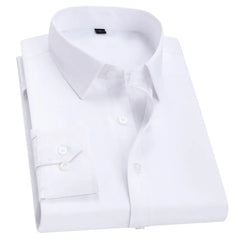 Long-Sleeve Plain Shirt