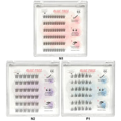 Glue Free Eyelashes Gorgeous Fairy F1 with Eyelash Applicator 5pcs Bundle Set