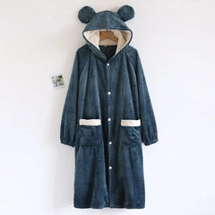 Couple Matching Hooded Pajama Robe (Various Designs)
