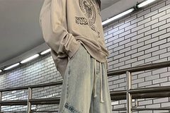 High Waist Wide Leg Cargo Jeans