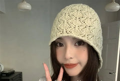 Plain Crochet Knit Beanie