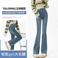 Maternity High Rise Washed Bootcut Jeans