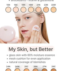 All-day Skin Fit Milky Glow Cushion - 20 Colors