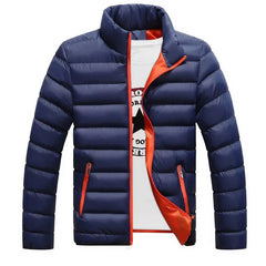 Mock Neck Zip-Up Puffer Jacket