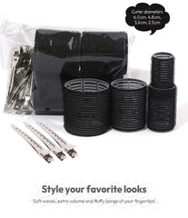 Set: Hair Roller + Metal Styling Hair Clip