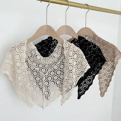 Plain Crochet Lace Shawl