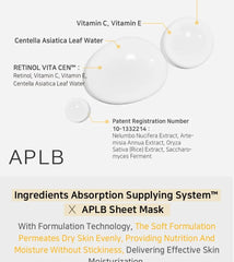 Retinol Vitamin C Vitamin E Sheet Mask