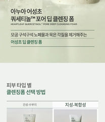 Heartleaf Quercetinol Pore Deep Cleansing Foam Mini