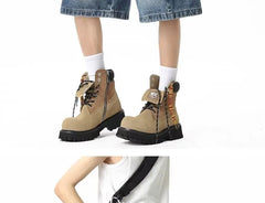 Low Rise Washed Wide Leg Jorts