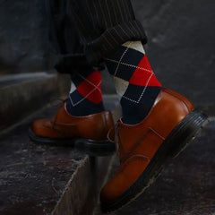 Set of 5 Pairs: Argyle Print Socks