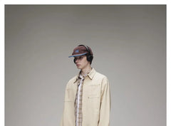 Washed Overfit Polo Jacket