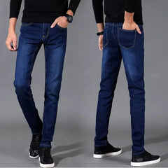 Mid Rise Plain Skinny Jeans
