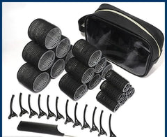 Set: Hair Roller + Styling Hair Clip + Hair Comb + Bag