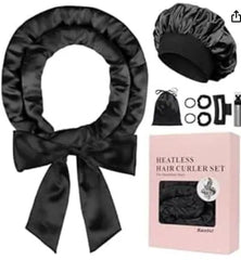 Heatless Hair Curler / Scrunchie / Hair Clip / Headband / Velvet Bonnet Hat / Set (Various Designs)