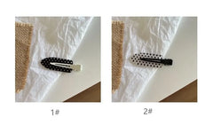 Polka Dot Acetate Hair Clip