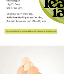 Satin Wear Healthy-Green Cushion - 21 Colors