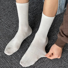 Plain Ribbed Socks