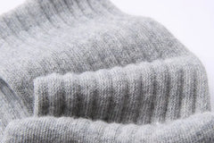 Set of 4 Pairs: Plain Ribbed Socks