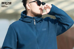 Plus Size Stand Collar Zip Jacket