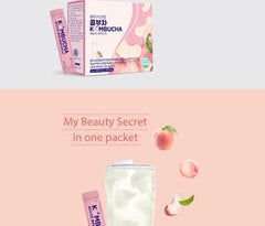 Beauty Secret Kombucha Peach Ice Tea Bundle Set