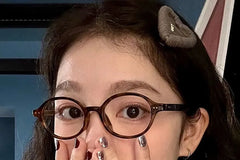 Oval Plastic Eyeglasses