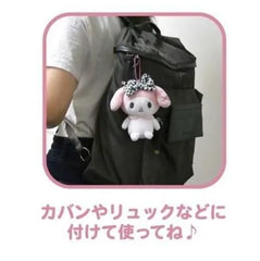Sanrio Kuromi / My Melody Gingham Check Series Plush Mascot Bag Charm