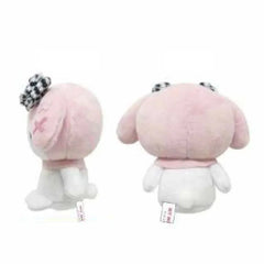 Sanrio Kuromi / My Melody Gingham Check Series Plush Mascot Bag Charm