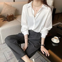 Long-Sleeve Plain Shirt