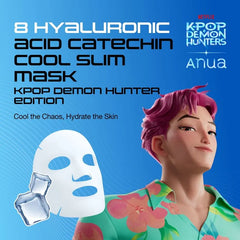 Kpop Demon Hunters 8 Hyaluronic Acid Catechin Cool Slim Mask